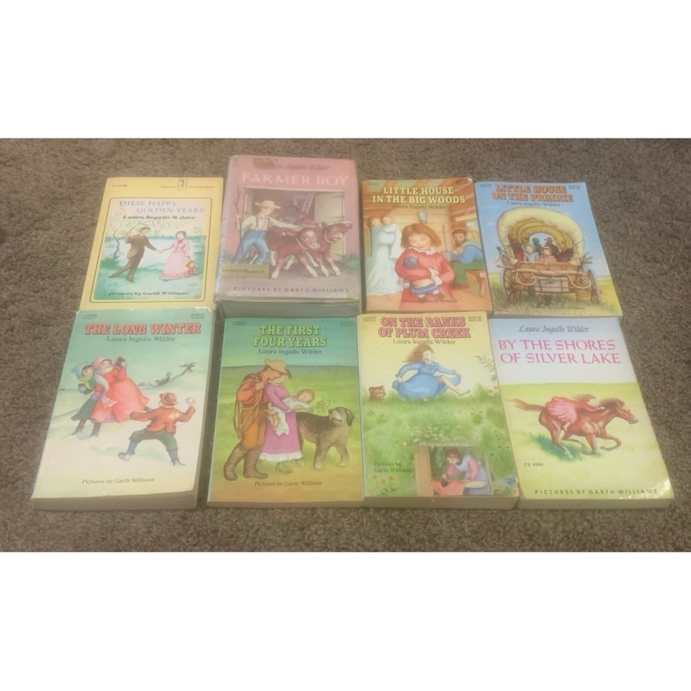 Lot of Little House On The Prairie Books